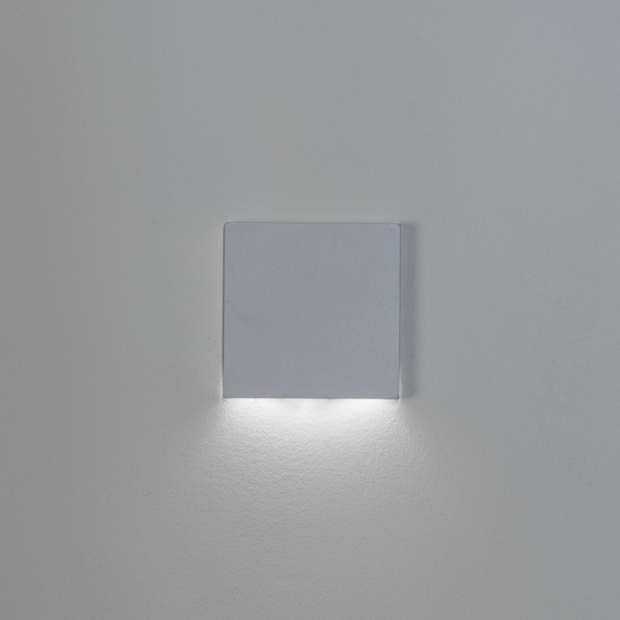 Luminaire d'escalier LED MAGNIK LED/1,7W/230V 2700/3300/3900/4600/5700K blanc carré