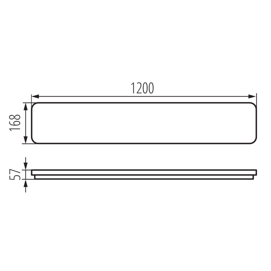Plafonnier LINCEA LED/30/38/45W/230V 3000/4000/6500K IK08 IP40