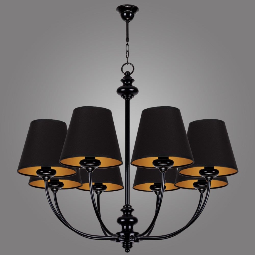 Kemar LR/8/BM - Lustre avec chaîne LABRADO 8xE14/60W/230V