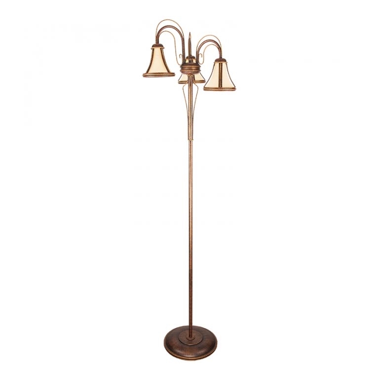 Kemar T/LS/3 - Lampadaire TANAJA 3xE27/60W/230V rouge