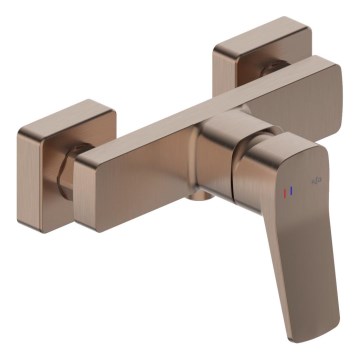 KFA Armatura 4526-010-34 - Mitigeur de douche MALAGA, finition en or rose