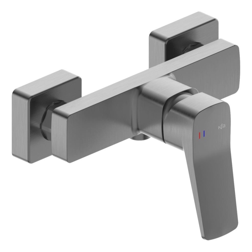 KFA Armatura 4526-010-61 - Mitigeur de douche MALAGA gris métallisé