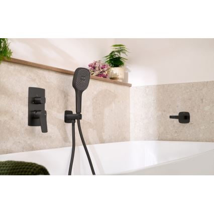 KFA Armatura 4529-301-81 - Ensemble de douche avec mitigeur encastré MALAGA noir