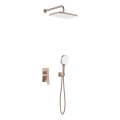 KFA Armatura 4529-501-34 - Ensemble de douche MALAGA avec mitigeur encastré, finition or rose
