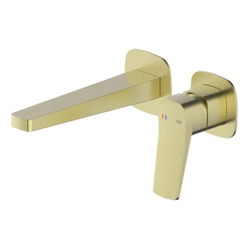 KFA Armatura 4529-810-31 - Mitigeur de lavabo pour installation encastrée MALAGA, finition or brossé