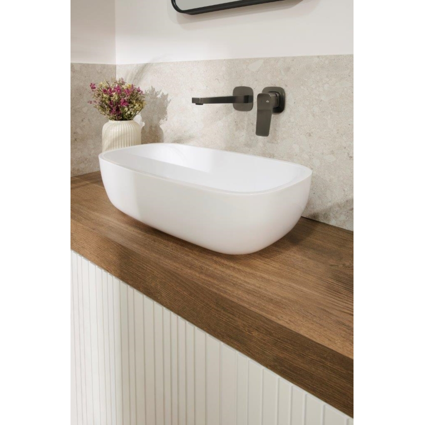 KFA Armatura 4529-810-61 - Mitigeur pour lavabo à encastrer MALAGA gris métallisé