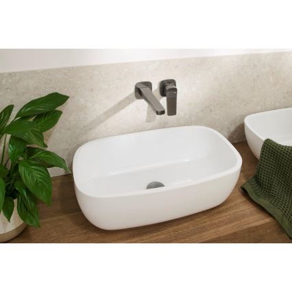 KFA Armatura 4529-810-61 - Mitigeur pour lavabo à encastrer MALAGA gris métallisé