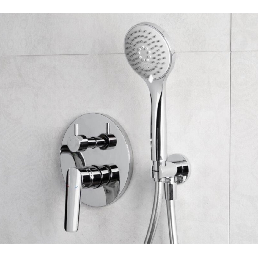 KFA Armatura 5029-501-00 - Colonne de douche avec robinetterie encastrée TANZANIT chrome brillant