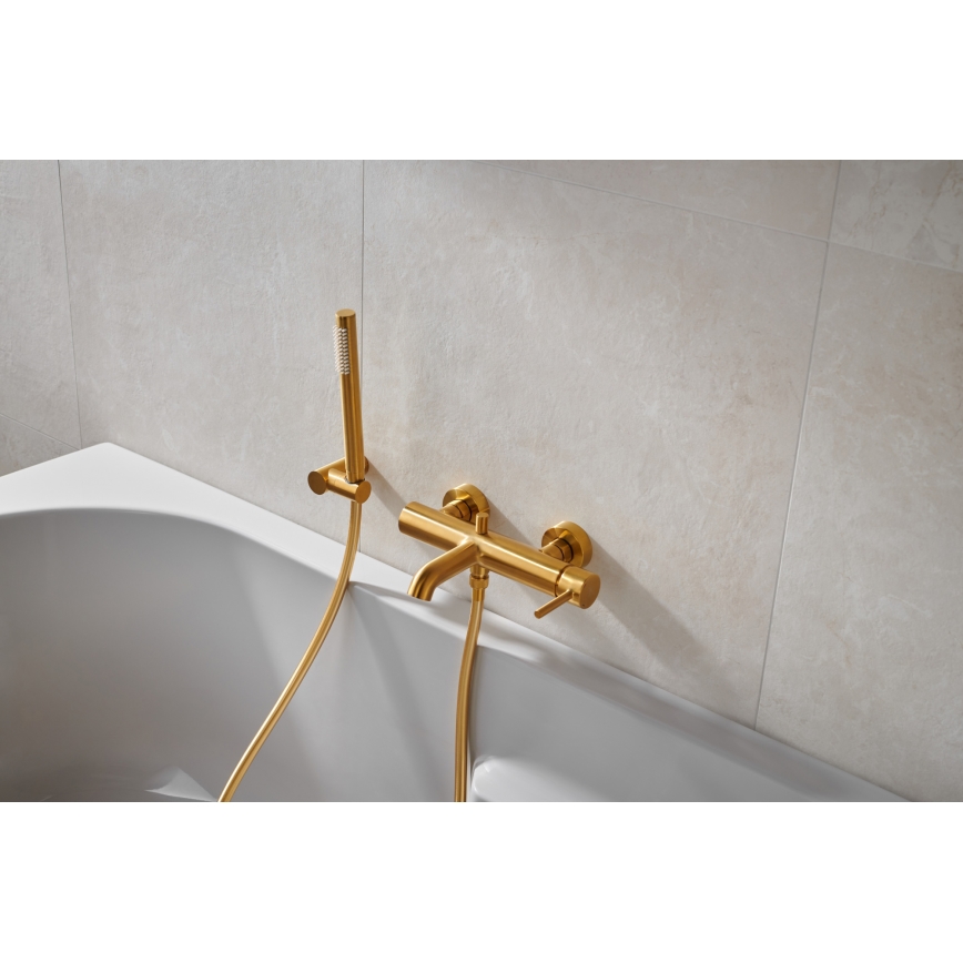 KFA Armatura 5034-020-31 - Robinet de baignoire MOZA poli doré