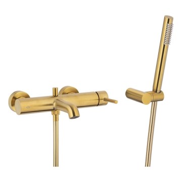 KFA Armatura 5034-520-31 - Set de baignoire avec robinet MOZA poli doré