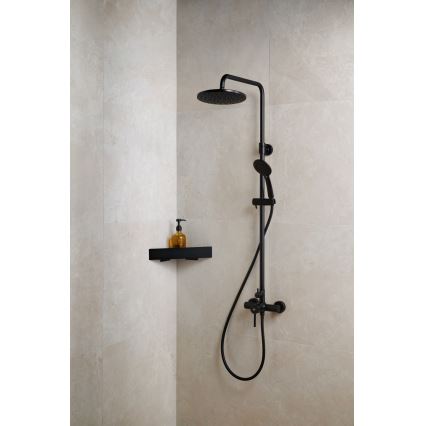 KFA Armatura 5036-910-81 - Colonne de douche avec robinet MOZA laiton/mat noir