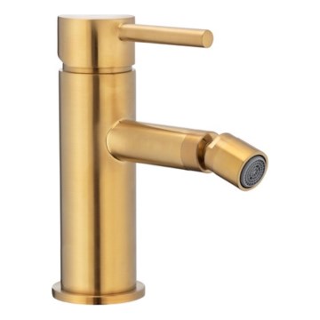 KFA Armatura 5037-015-31 - Robinet de bidet + bonde avec trop-plein MOZA poli doré