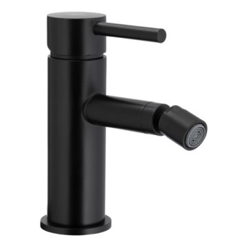 KFA Armatura 5037-015-81 - Robinet de bidet + déchets avec trop-plein MOZA mat noir