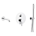 KFA Armatura 5039-401-00 - Set de baignoire avec robinetterie encastrée MOZA chrome brillant