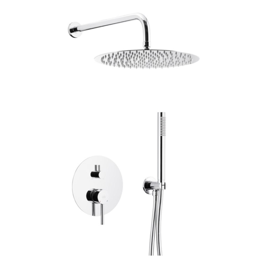 KFA Armatura 5039-501-00 - Colonnes de douche avec robinetterie encastrée MOZA chrome brillant