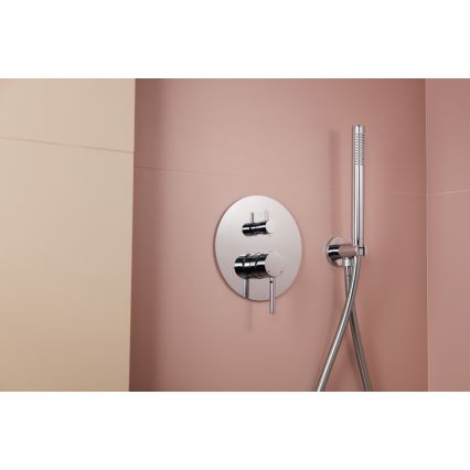 KFA Armatura 5039-501-00 - Colonnes de douche avec robinetterie encastrée MOZA chrome brillant