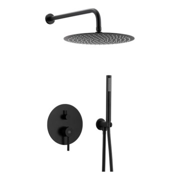 KFA Armatura 5039-501-81 - Colonnes de douche avec robinetterie encastrée MOZA noir mat