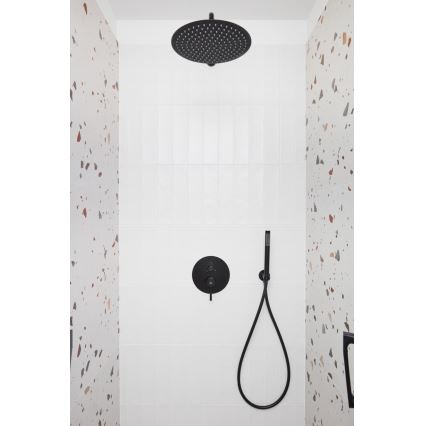 KFA Armatura 5039-501-81 - Colonnes de douche avec robinetterie encastrée MOZA noir mat