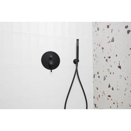 KFA Armatura 5039-501-81 - Colonnes de douche avec robinetterie encastrée MOZA noir mat