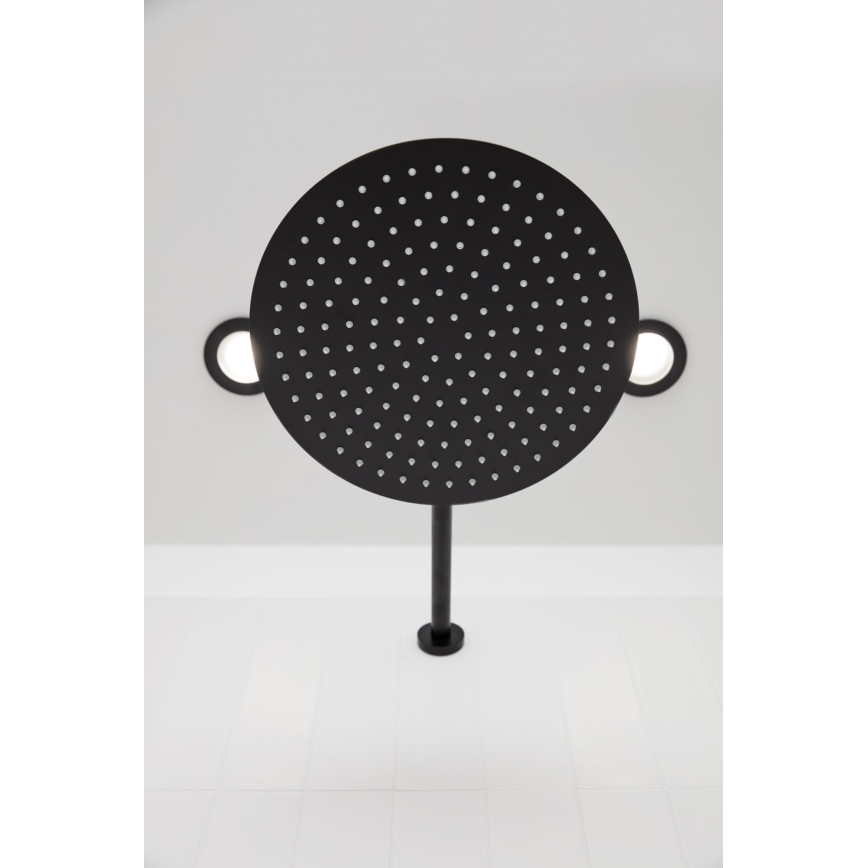 KFA Armatura 5039-501-81 - Colonnes de douche avec robinetterie encastrée MOZA noir mat