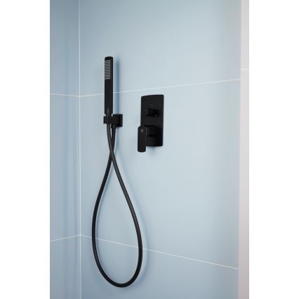 KFA Armatura 5539-511-81 - Colonne de douche avec robinetterie encastrée MOKAIT laiton/mat noir