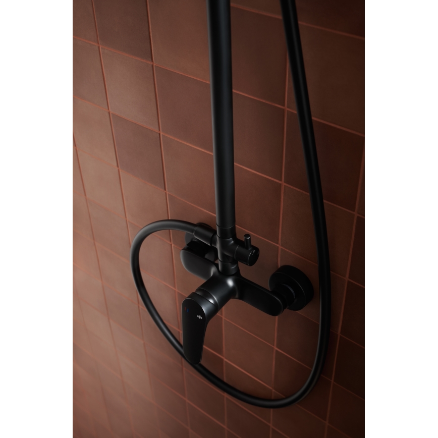 KFA Armatura 5556-910-81 - Colonne de douche avec robinet OTAVA laiton/mat noir