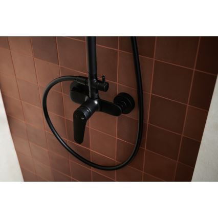 KFA Armatura 5556-910-81 - Colonne de douche avec robinet OTAVA laiton/mat noir
