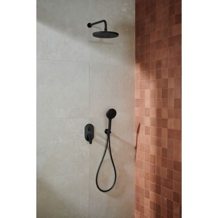 KFA Armatura 5559-501-81 - Colonne de douche avec robinet encastré OTAVA mat noir