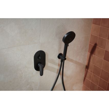 KFA Armatura 5559-501-81 - Colonne de douche avec robinet encastré OTAVA mat noir
