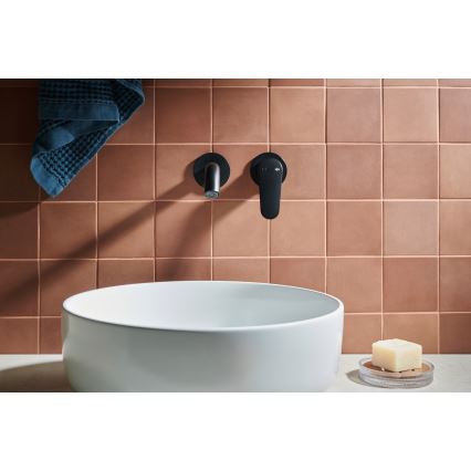 KFA Armatura 5559-810-81 - Robinet de lavabo pour installation encastrée OTAVA mat noir