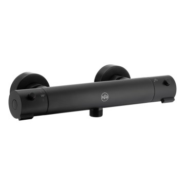 KFA Armatura 5736-010-81 - Robinet thermostatique de douche MOZA noir mat