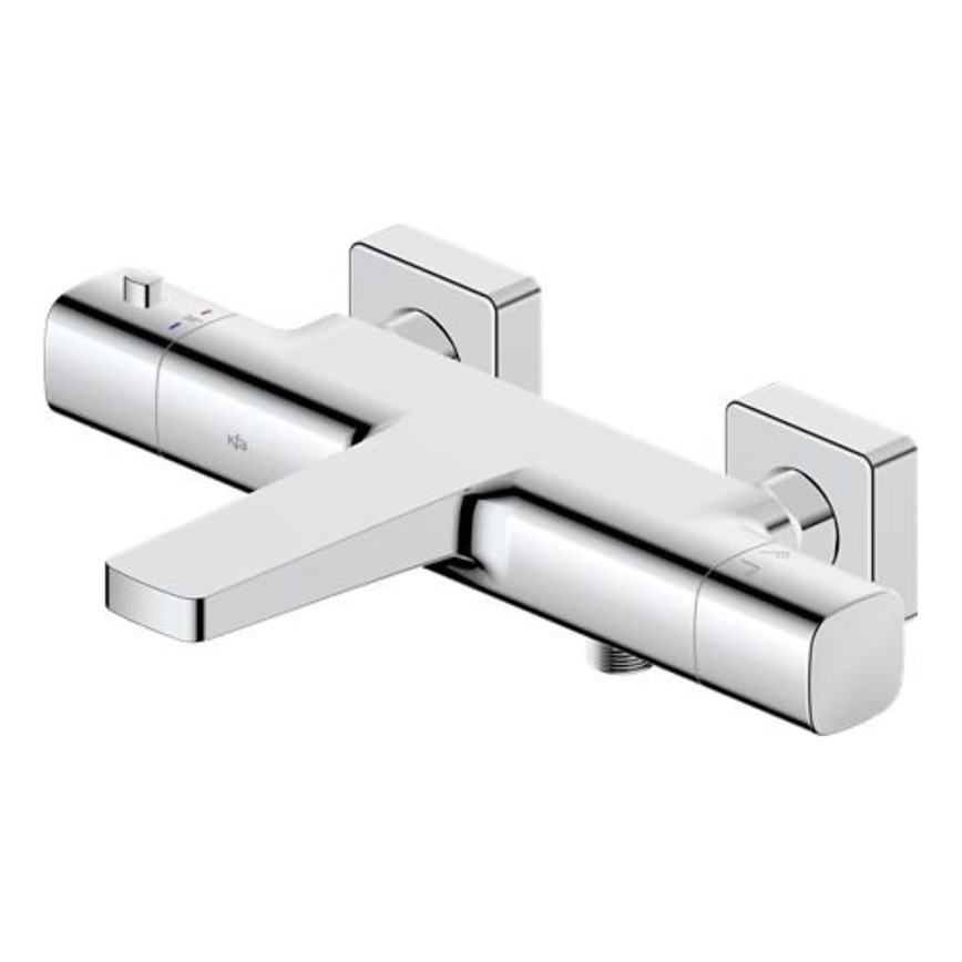 KFA Armatura 5754-010-00 - Mitigeur thermostatique pour baignoire MALAGA chromé brillant