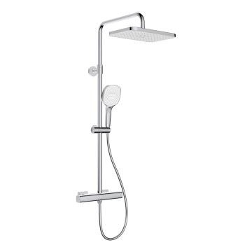 KFA Armatura 5756-910-00 - Ensemble de douche avec mitigeur thermostatique MALAGA chrome brillant