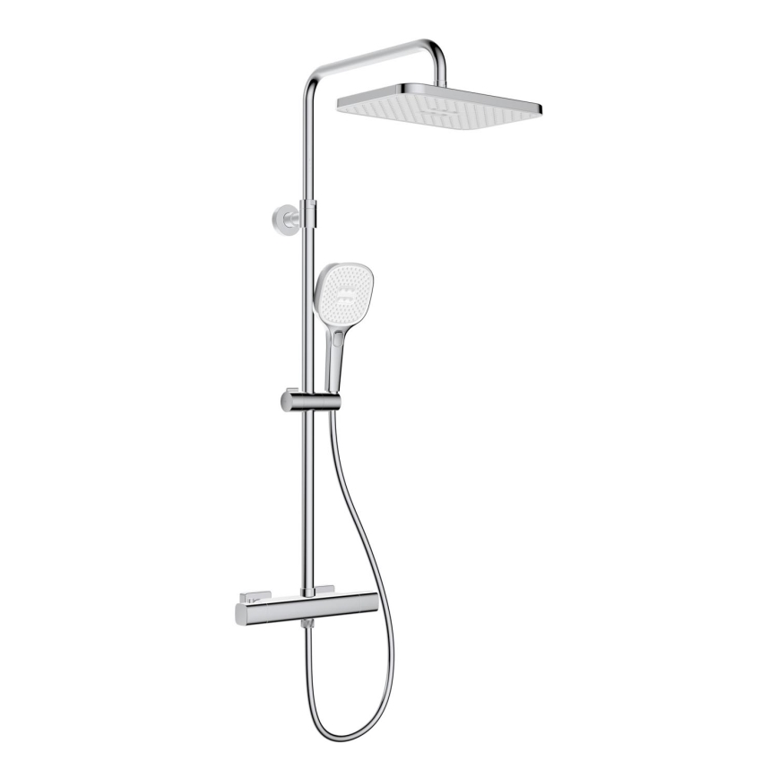 KFA Armatura 5756-910-00 - Ensemble de douche avec mitigeur thermostatique MALAGA chrome brillant
