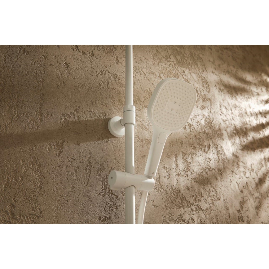 KFA Armatura 5756-910-44 - Ensemble de douche avec mitigeur thermostatique MALAGA blanc