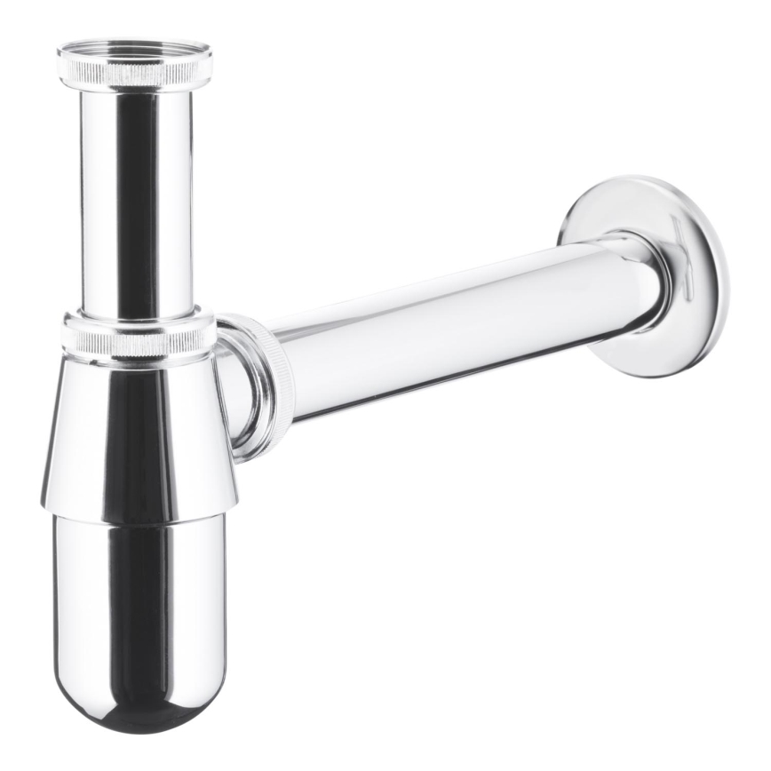 KFA Armatura 601-054-00 - Siphon d'évier à bouteille chrome brillant