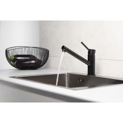 KFA Armatura 6533-915-81 - Robinet d'évier ANDRA laiton/mat noir