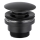 KFA Armatura 660-310-81 - Bonde de lavabo CLICK-CLACK d. 6,6 cm laiton/mat noir