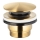 KFA Armatura 660-320-31 - Bonde de lavabo CLICK-CLACK d. 6,6 cm acier inoxydable/poli doré