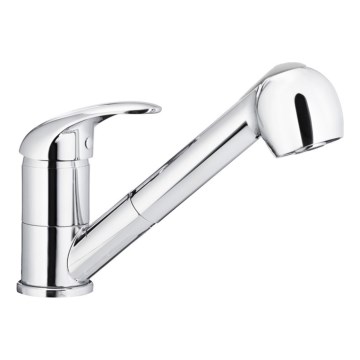 KFA Armatura 6613-110-00 - Robinet d'évier avec douchette extractible INDIRA chrome brillant