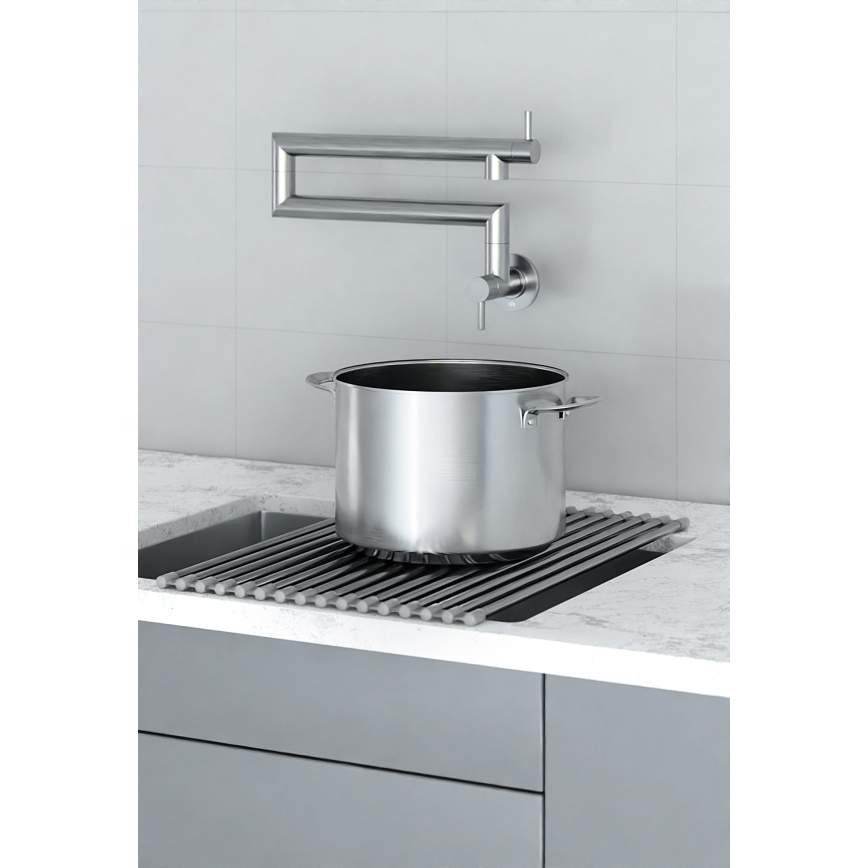 KFA Armatura 6623-030-22 - Robinet de cuisine avec bras articulé DUERO POT FILLER en acier inoxydable