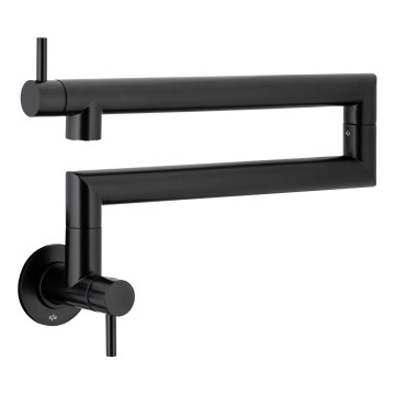 KFA Armatura 6623-030-81 - Mitigeur de cuisine articulé DUERO POT FILLER acier inoxydable/noir mat