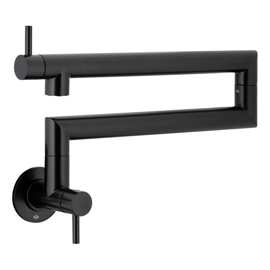 KFA Armatura 6623-030-81 - Robinet de cuisine avec joint DUERO POT FILLER acier inoxydable/mat noir