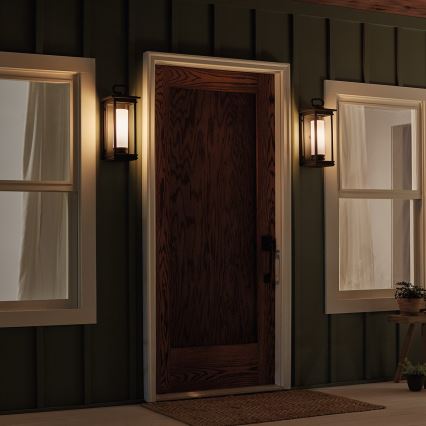 Kichler - Applique murale d'extérieur SOUTH HOPE 1xE27/60W/230V IP44 anthracite