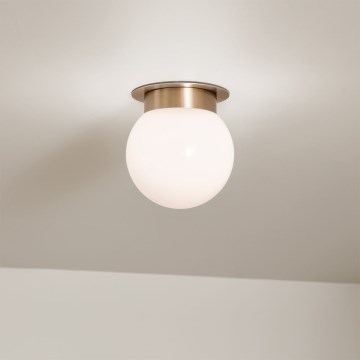 Kichler KL-ALBERS-F-G-CPZ-Plafonnier ALBERS 1xE27/40W/230V Ø 20,3 cm doré