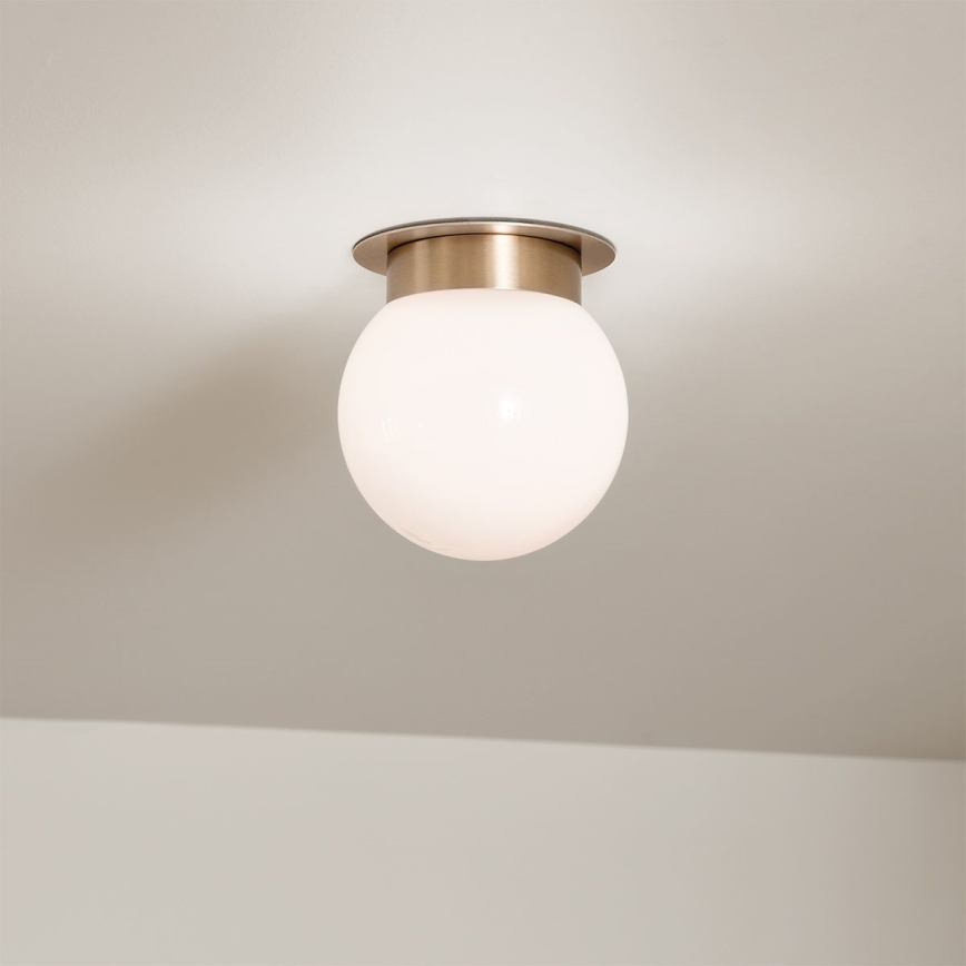 Kichler KL-ALBERS-F-G-CPZ-Plafonnier ALBERS 1xE27/40W/230V Ø 20,3 cm doré