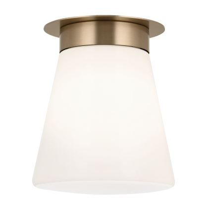 Kichler - Plafonnier ALBERS 1 x E27 / 40 W / 230 V, Ø 21,6 cm, finition bronze