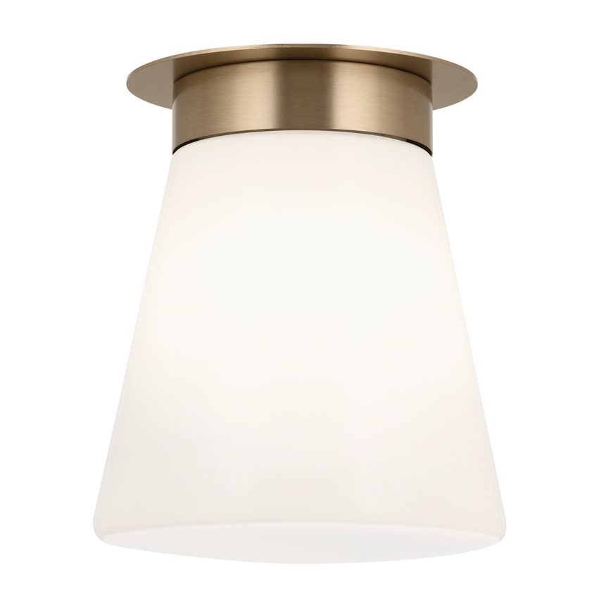 Kichler - Plafonnier ALBERS 1 x E27 / 40 W / 230 V, Ø 21,6 cm, finition bronze