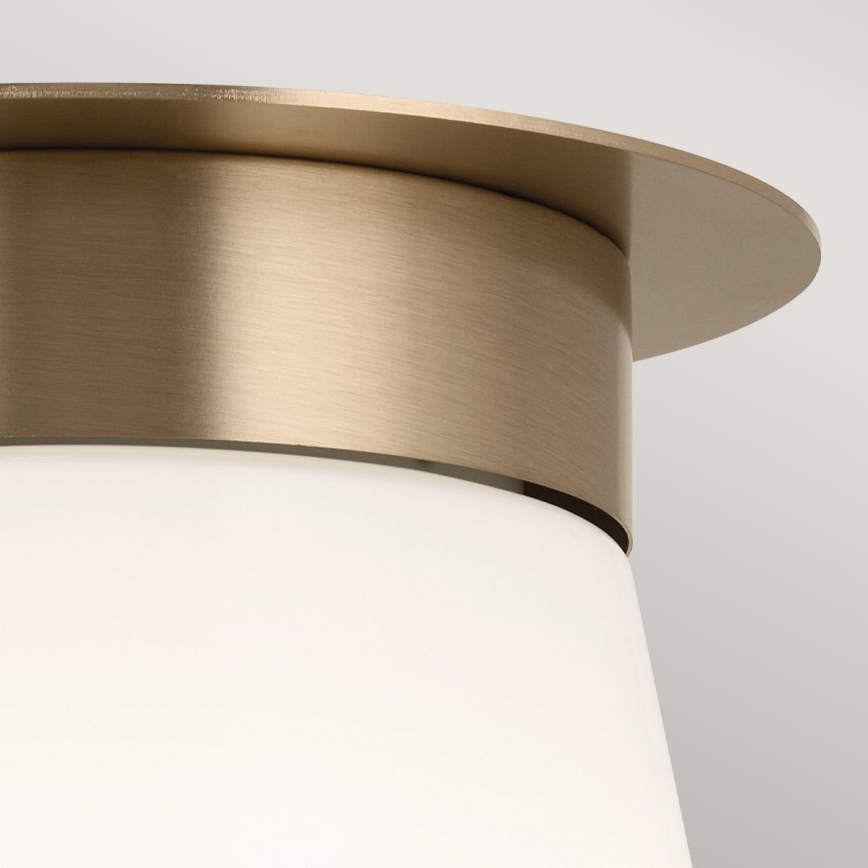 Kichler - Plafonnier ALBERS 1 x E27 / 40 W / 230 V, Ø 21,6 cm, finition bronze