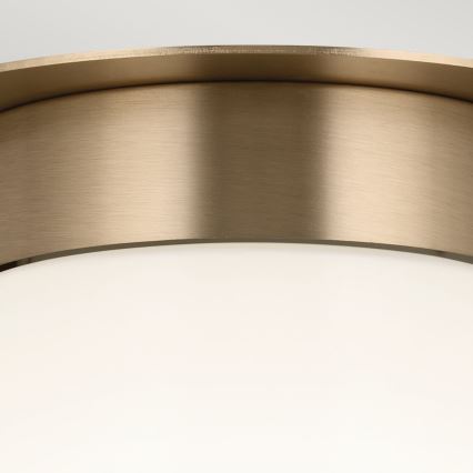 Kichler - Plafonnier ALBERS 1 x E27 / 40 W / 230 V, Ø 21,6 cm, finition bronze